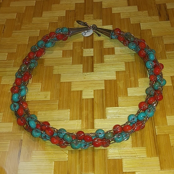 Turquoise & Coral Set - Picture 3 of 6